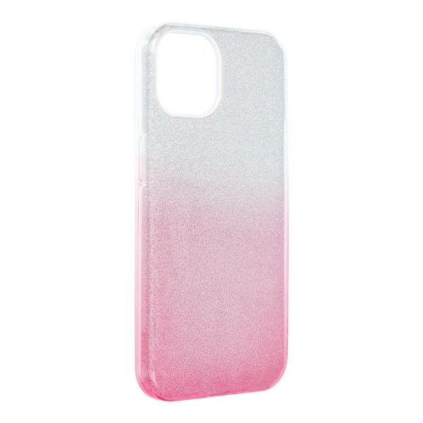 Fortcell Shining Case iPhone 14 Pro Max (6.7) Transparentné/ružové