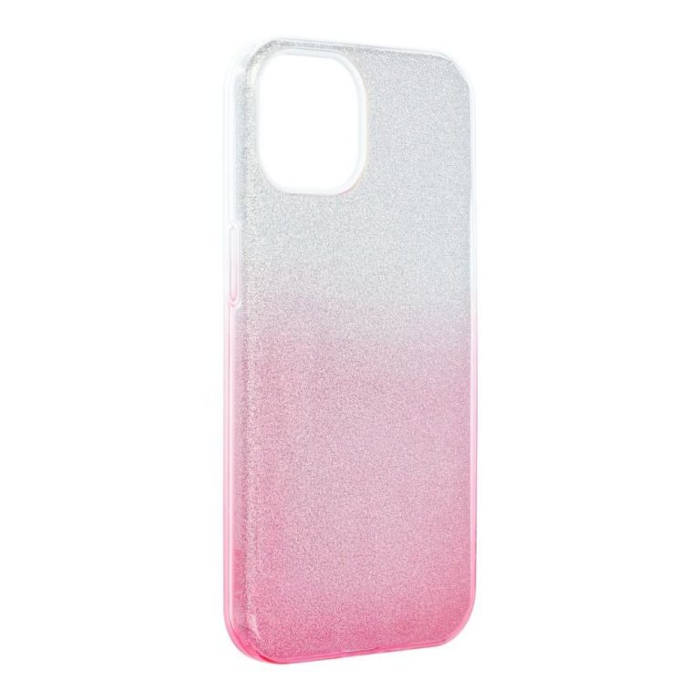 Fortcell Shining Case iPhone 14 (6.1) priehľadný/ružový