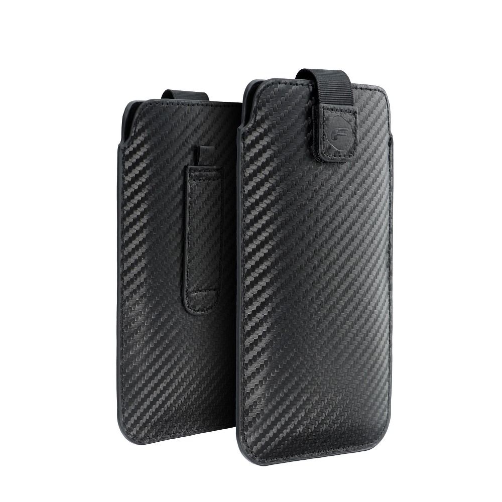Fortcell Pocket Carbon Case - Model 12 - iPhone 13 Pro Max / 12 Pro Max / Samsung A52 5G / LTE  / A20S / A71 / S21 Plus / Xiaomi Redmi Note 10 / 10S / Realme 8
